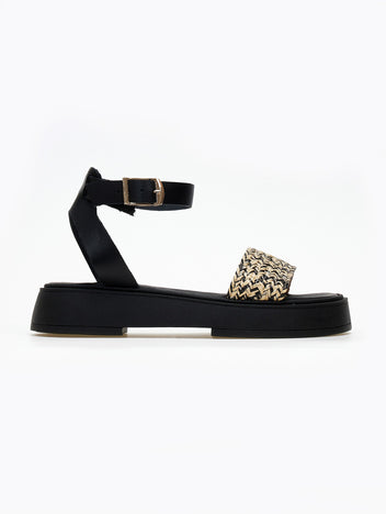 Σανδάλια flatforms δερμάτινα Iris Sandals