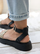 Σανδάλια flatforms δερμάτινα Iris Sandals