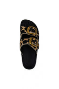 Σανδάλια flatforms δερμάτινα με ponyskin ZEFI FANTASY SANDALS - Leopard - thefashionproject.gr - FANTASY SANDALS