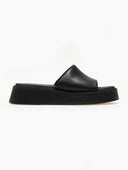 Σανδάλια flatforms δερμάτινα Ragazza 01235