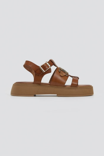 Σανδάλια flatforms δερμάτινα Tfp - Ταμπά - thefashionproject.gr - TFP