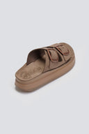 Σανδάλια flatforms δερμάτινα ZEFI FANTASY SANDALS - Καφέ - thefashionproject.gr - FANTASY SANDALS