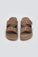 Σανδάλια flatforms δερμάτινα ZEFI FANTASY SANDALS - Καφέ - thefashionproject.gr - FANTASY SANDALS
