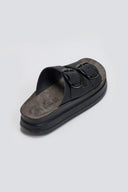 Σανδάλια flatforms δερμάτινα ZEFI FANTASY SANDALS - Μαύρο - thefashionproject.gr - FANTASY SANDALS