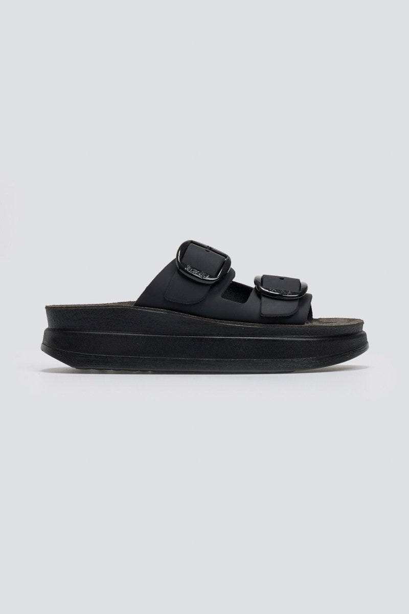 Σανδάλια flatforms δερμάτινα ZEFI FANTASY SANDALS - Μαύρο - thefashionproject.gr - FANTASY SANDALS