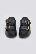 Σανδάλια flatforms Estil - Μαύρο - thefashionproject.gr - Estil