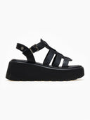 Σανδάλια flatforms gladiator 171862 - Μαύρο - thefashionproject.gr - Refresh