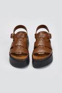 Σανδάλια flatforms gladiator ATENEO - Ταμπά - thefashionproject.gr - ATENEO