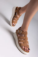 Σανδάλια flatforms gladiator Refresh 172691 - Ταμπά - thefashionproject.gr - Refresh