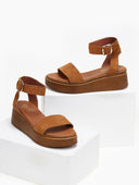 Σανδάλια flatforms καστόρινα Estil - Ταμπά - thefashionproject.gr - Estil
