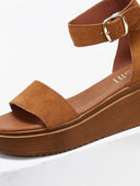 Σανδάλια flatforms καστόρινα Estil - Ταμπά - thefashionproject.gr - Estil