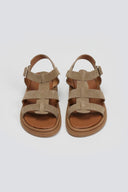 Σανδάλια flatforms καστόρινα gladiator Estil - Τάουπε - thefashionproject.gr - Estil