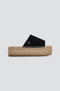 Σανδάλια flatforms καστόρινα Xti 143639 - Μαύρο - thefashionproject.gr - Xti Footwear