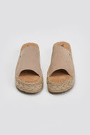 Σανδάλια flatforms καστόρινα Xti 143639 - Μπεζ - thefashionproject.gr - Xti Footwear
