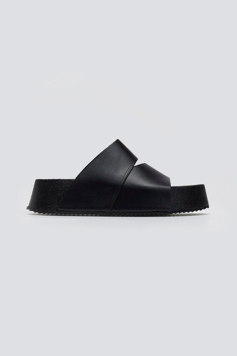 Σανδάλια flatforms με άνοιγμα Iris Sandals - Μαύρο - thefashionproject.gr - IRIS