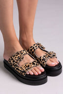 Σανδάλια flatforms με print Mariella Fabiani 2551/95 - Leopard - thefashionproject.gr - Mariella Fabiani