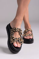 Σανδάλια flatforms με print Mariella Fabiani 2551/95 - Leopard - thefashionproject.gr - Mariella Fabiani