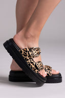 Σανδάλια flatforms με print Mariella Fabiani 2551/95 - Leopard - thefashionproject.gr - Mariella Fabiani