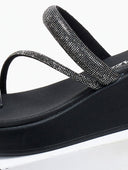 Σανδάλια flatforms με στρας 01130 Ragazza