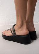 Σανδάλια flatforms με στρας 01130 Ragazza