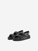 Σανδάλια flatforms με στρας ONLY 15319594 - Μαύρο - thefashionproject.gr - ONLY