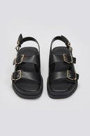 Σανδάλια flatforms με τοκάδες Only 15341274 - Μαύρο - thefashionproject.gr - ONLY