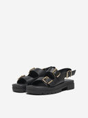 Σανδάλια flatforms με τοκάδες Only 15341274 - Μαύρο - thefashionproject.gr - ONLY
