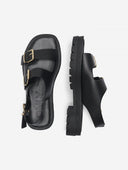 Σανδάλια flatforms με τοκάδες Only 15341274 - Μαύρο - thefashionproject.gr - ONLY