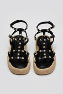 Σανδάλια flatforms με τρουκς ERYNN - Μαύρο - thefashionproject.gr - ERYNN
