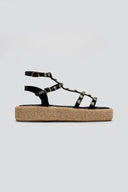 Σανδάλια flatforms με τρουκς ERYNN - Μαύρο - thefashionproject.gr - ERYNN