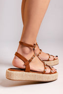Σανδάλια flatforms με τρουκς ERYNN - Ταμπά - thefashionproject.gr - ERYNN