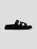 Σανδάλια flatforms με velcro ERYNN - Μαύρο - thefashionproject.gr - ERYNN