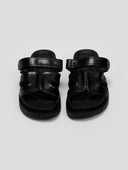 Σανδάλια flatforms με velcro ERYNN - Μαύρο - thefashionproject.gr - ERYNN