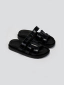 Σανδάλια flatforms με velcro ERYNN - Μαύρο - thefashionproject.gr - ERYNN