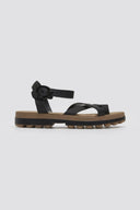 Σανδάλια flatforms nubuck RIVER FANTASY SANTALS - Μαύρο - thefashionproject.gr - FANTASY SANDALS