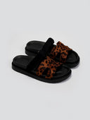 Σανδάλια flatforms suede με velcro ERYNN - Leopard - thefashionproject.gr - ERYNN