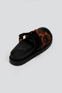 Σανδάλια flatforms suede με velcro ERYNN - Leopard - thefashionproject.gr - ERYNN