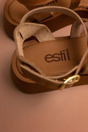 Σανδάλια flatforms Tfp - Τάουπε - thefashionproject.gr - TFP