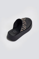 Σανδάλια flatforms υφασμάτινα με print Tfp - Τάουπε - thefashionproject.gr - TFP