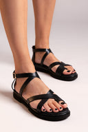 Σανδάλια gladiator δερμάτινα Ragazza 01075