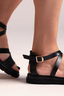 Σανδάλια gladiator δερμάτινα Ragazza 01075