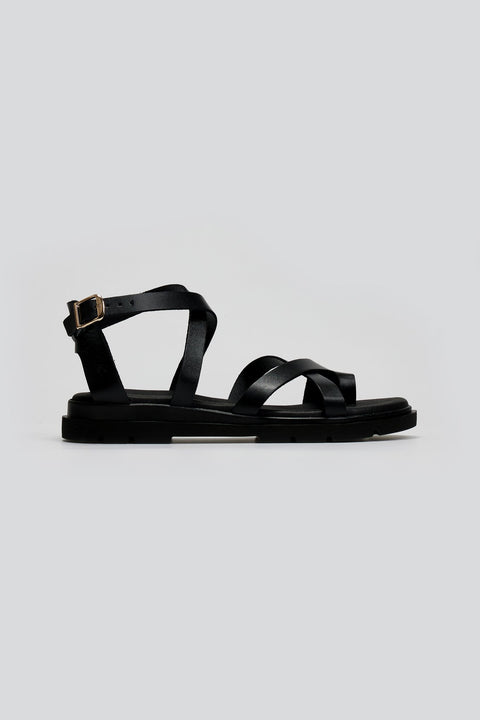 Comfort Gladiator Sandals - Black