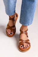 Σανδάλια gladiator δερμάτινα Ragazza 01075