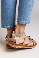 Σανδάλια gladiator δερμάτινα Ragazza 01075