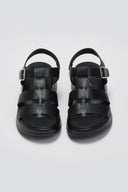Σανδάλια gladiator με sporty σόλα - Μαύρο - thefashionproject.gr - La Coquette