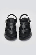 Σανδάλια gladiator με sporty σόλα - Μαύρο - thefashionproject.gr - La Coquette