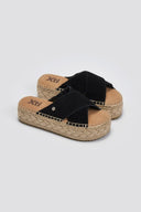 Σανδάλια καστόρινα crossover Xti 143640 - Μαύρο - thefashionproject.gr - Xti Footwear