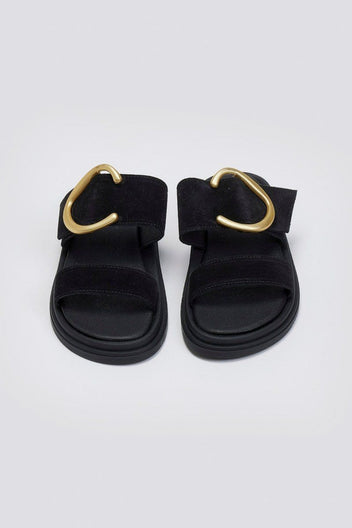 Σανδάλια καστόρινα Estil - Μαύρο - thefashionproject.gr - Estil