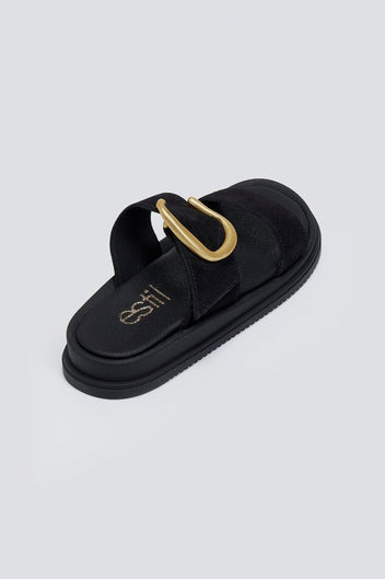 Σανδάλια καστόρινα Estil - Μαύρο - thefashionproject.gr - Estil