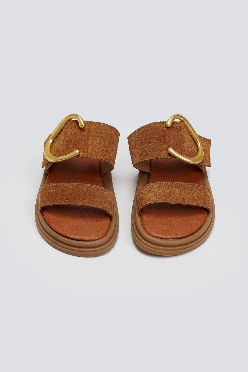 Σανδάλια καστόρινα Estil - Ταμπά - thefashionproject.gr - Estil